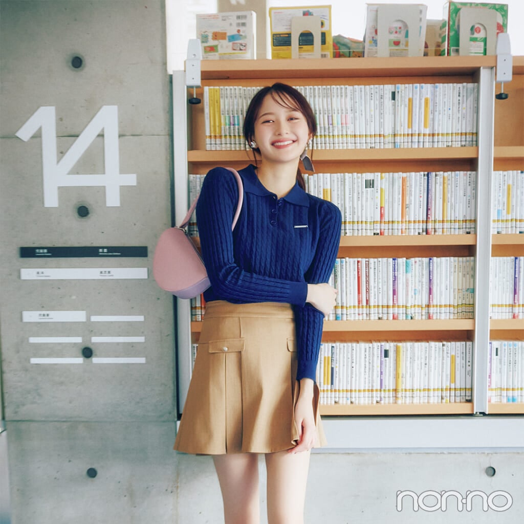 【non-no web】加藤栞が着こなす大学生の毎日コーデ_アイキャッチ画像