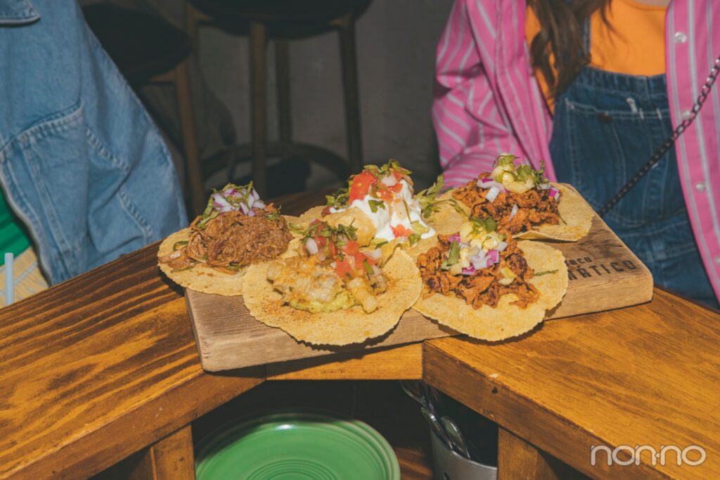 ５種類のタコス