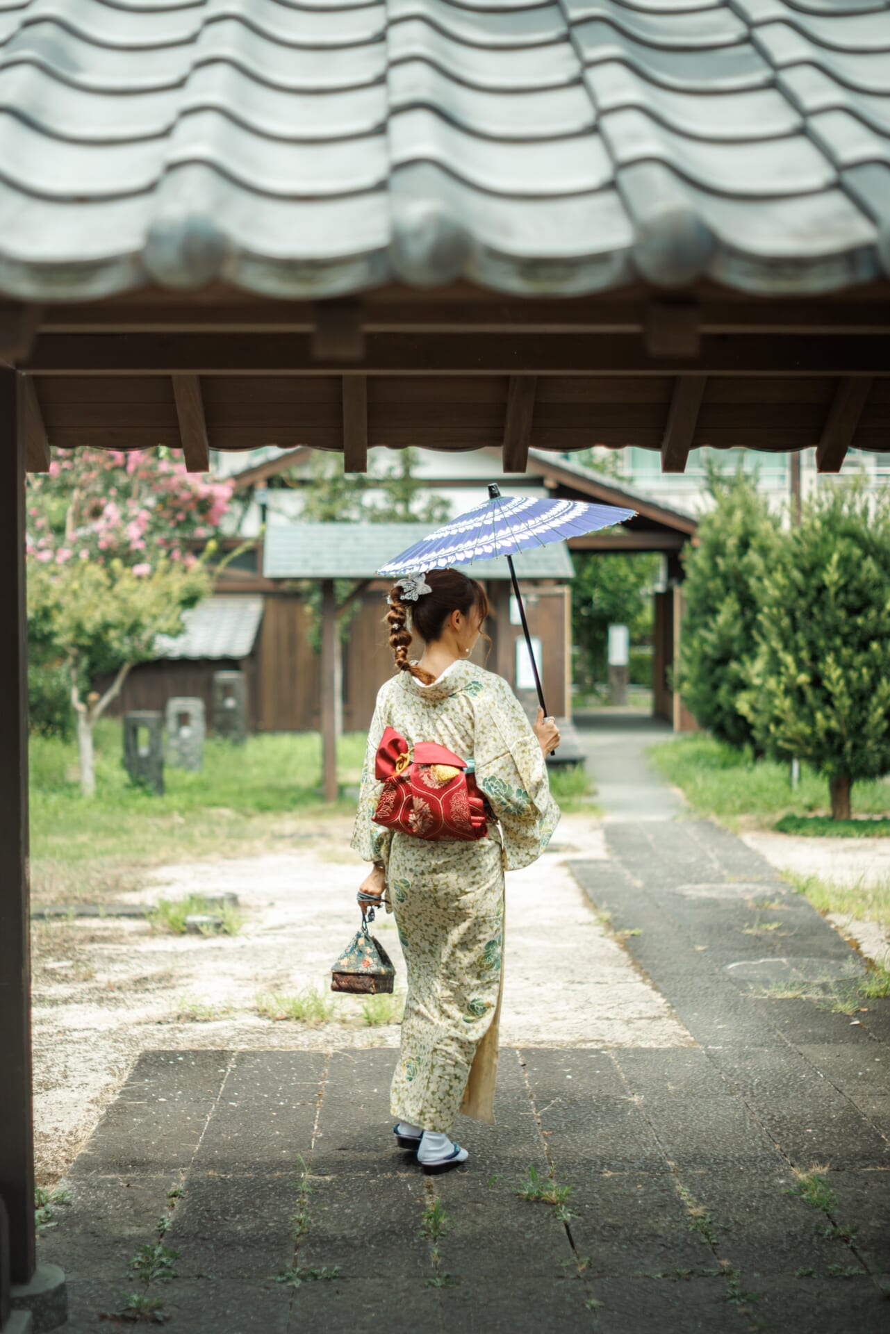 鹿島市　レンタル着物　酒蔵通り