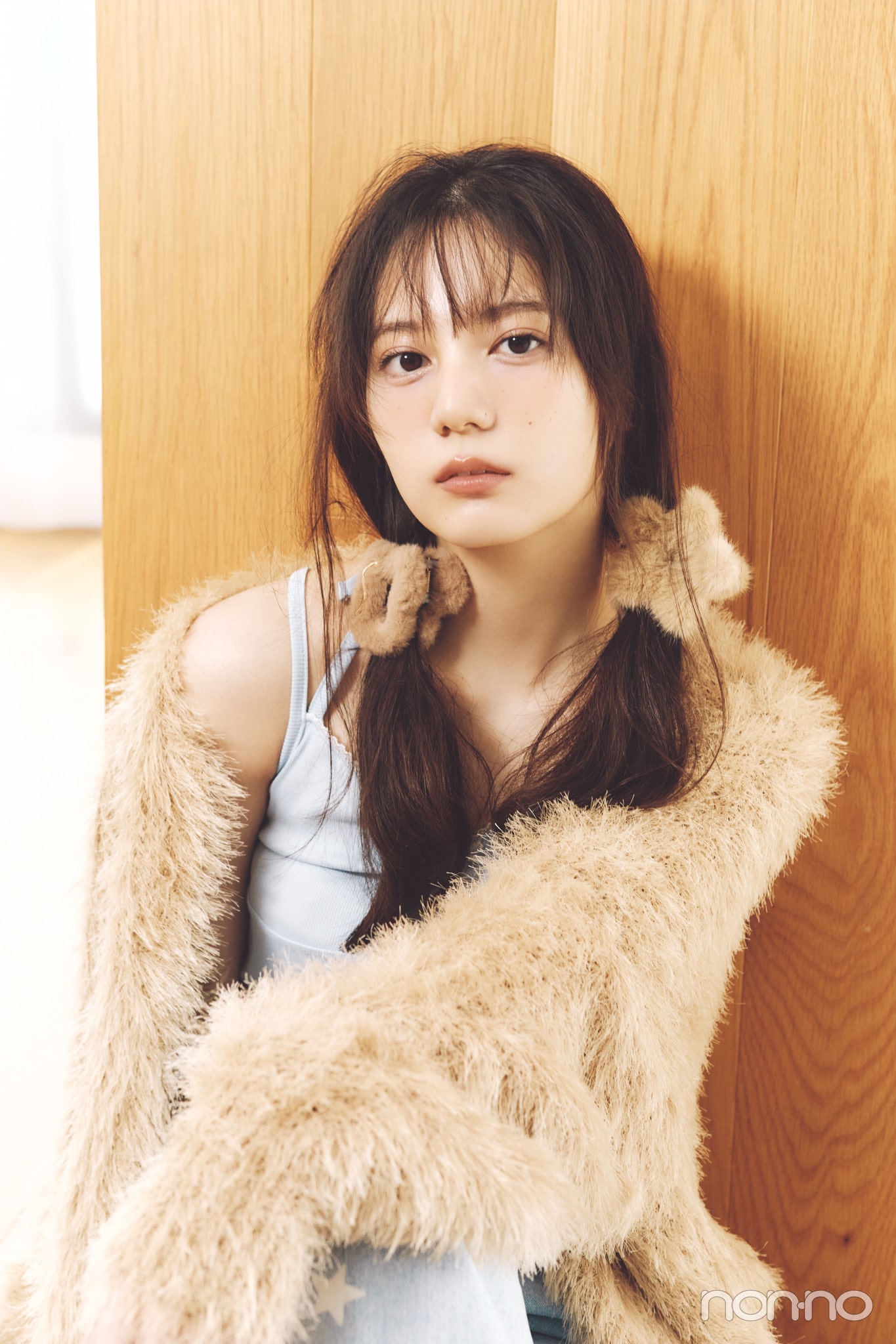 小坂菜緒のヘアアレ14daysのツインテールの仕上がりカット