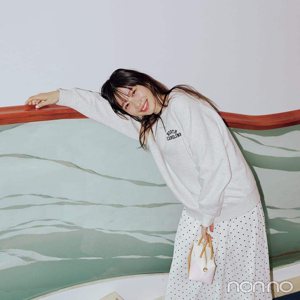 【non-no web】岡本夏美が着こなす大学生の毎日コーデ_アイキャッチ画像