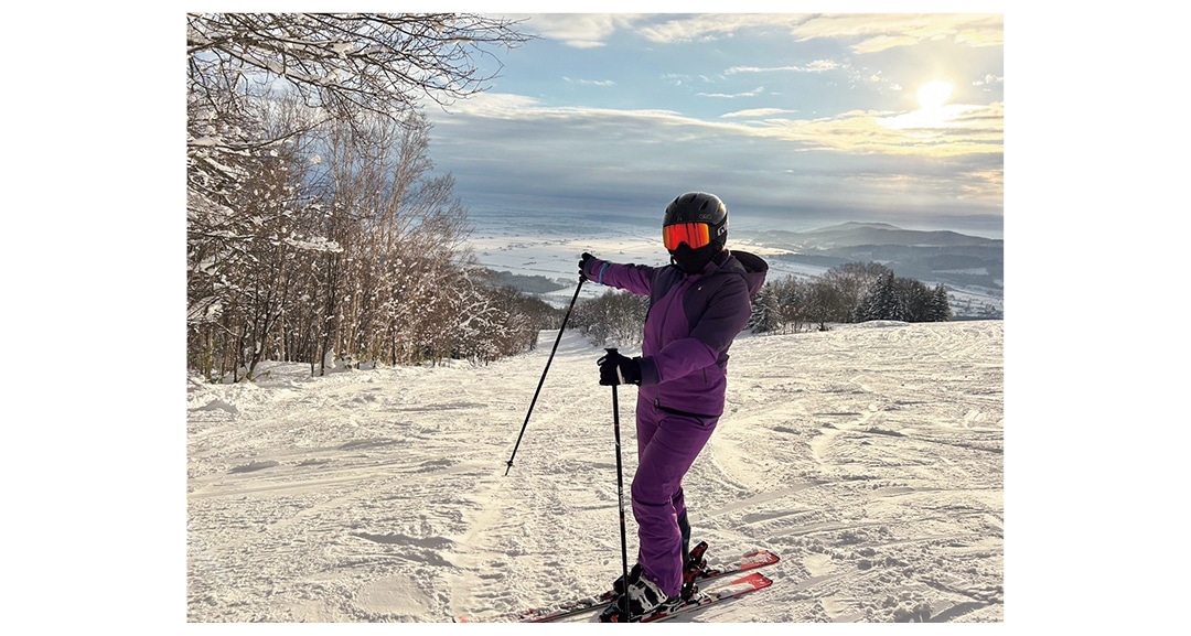 北海道なら春でもスキーができる！（Chachaさん・大学3年）