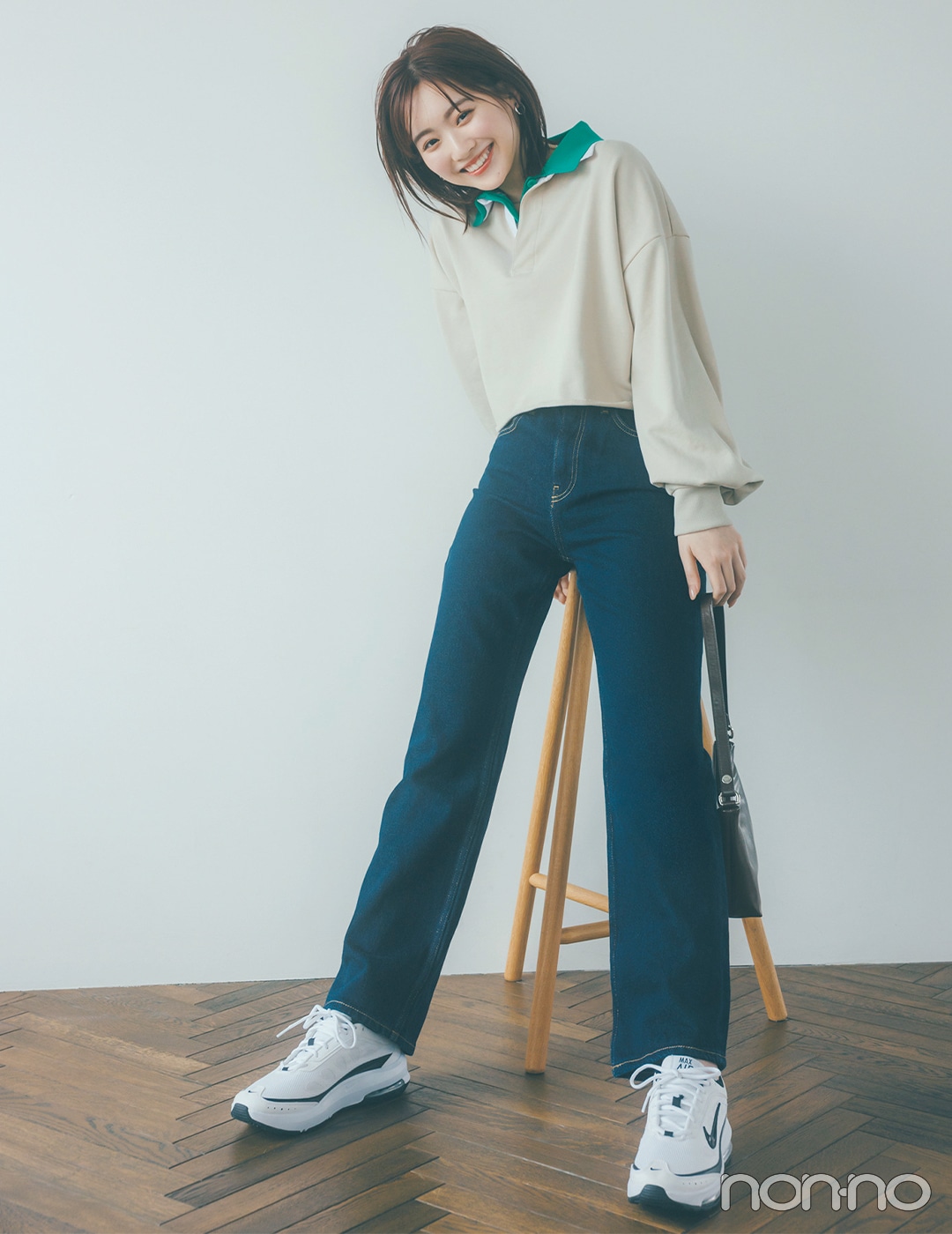 【non-no web】村上なずなが着こなす大学生の毎日コーデ
