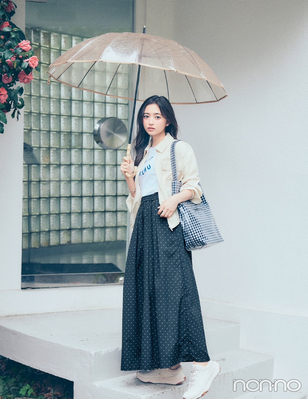 【non-no web】井上和が着こなす大学生の毎日コーデ