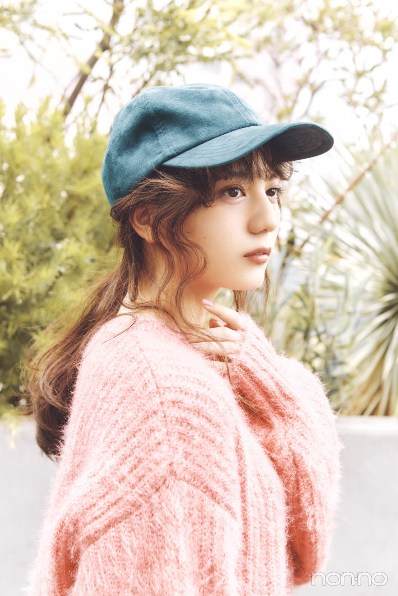 小坂菜緒のヘアアレ14daysのキャップヘアのアザーカット