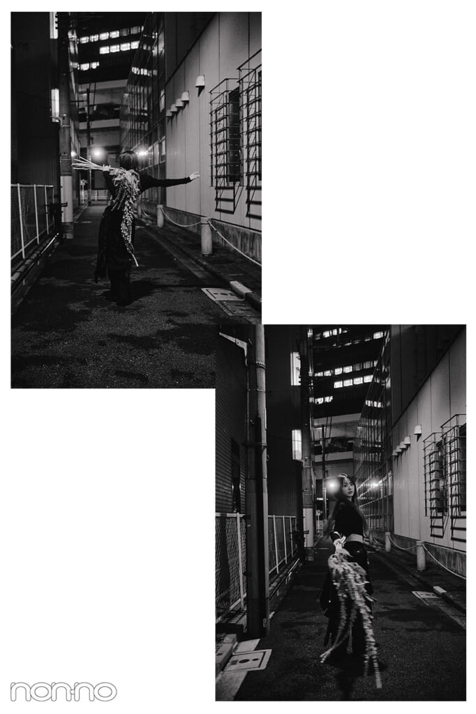 村上なずなの夜ロケ撮影