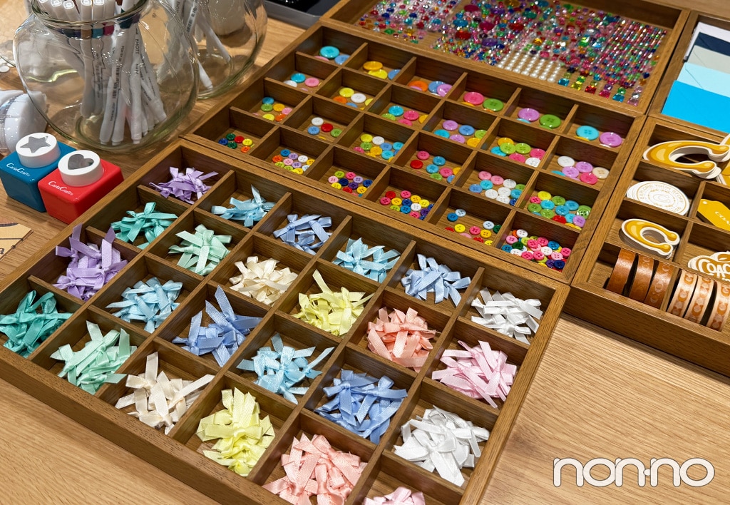 ワークショップに用意された豊富なパーツ