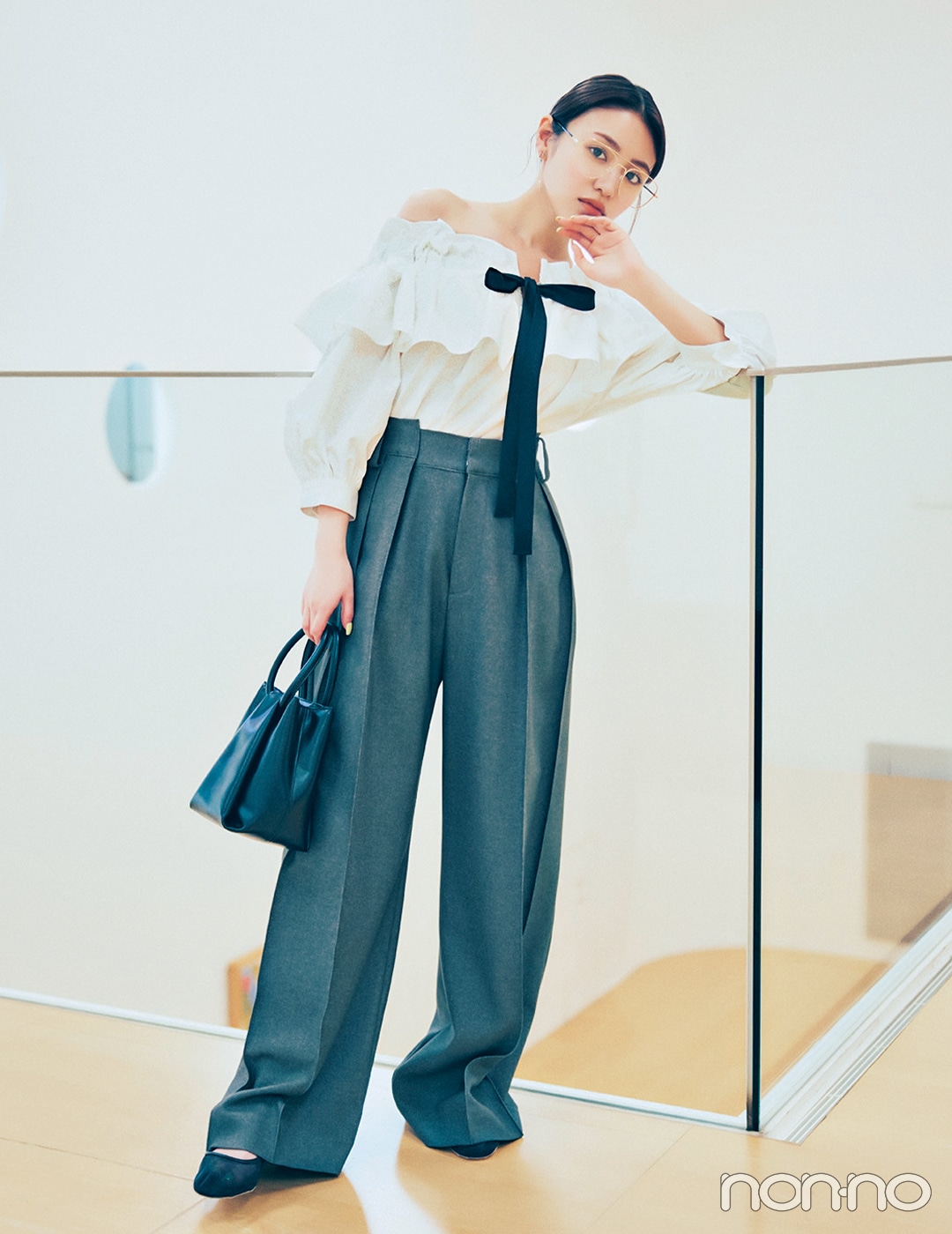 【non-no web】香音が着こなす大学生の毎日コーデ