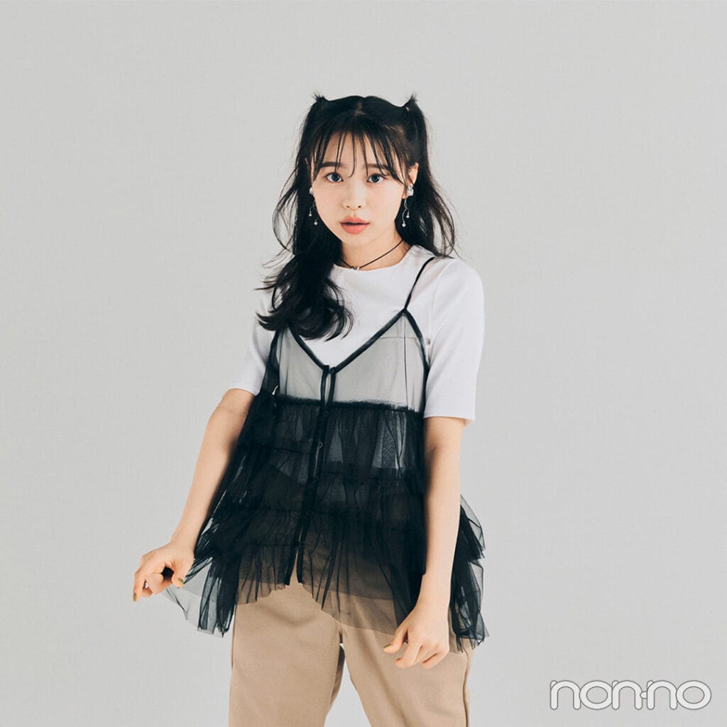 【non-no web】林芽亜里が着こなす大学生の毎日コーデ_アイキャッチ画像