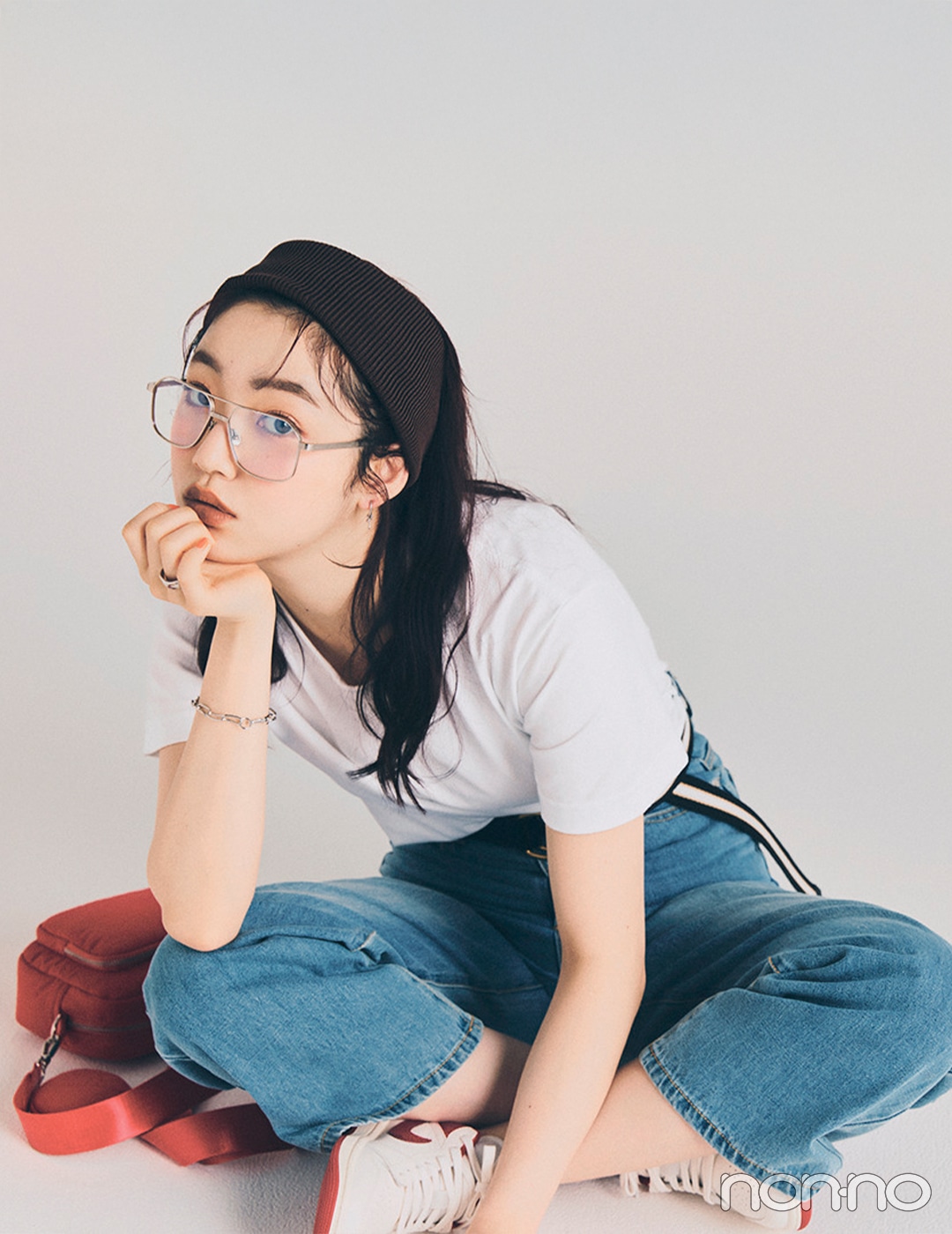 【non-no web】小宮山莉渚が着こなす大学生の毎日コーデ