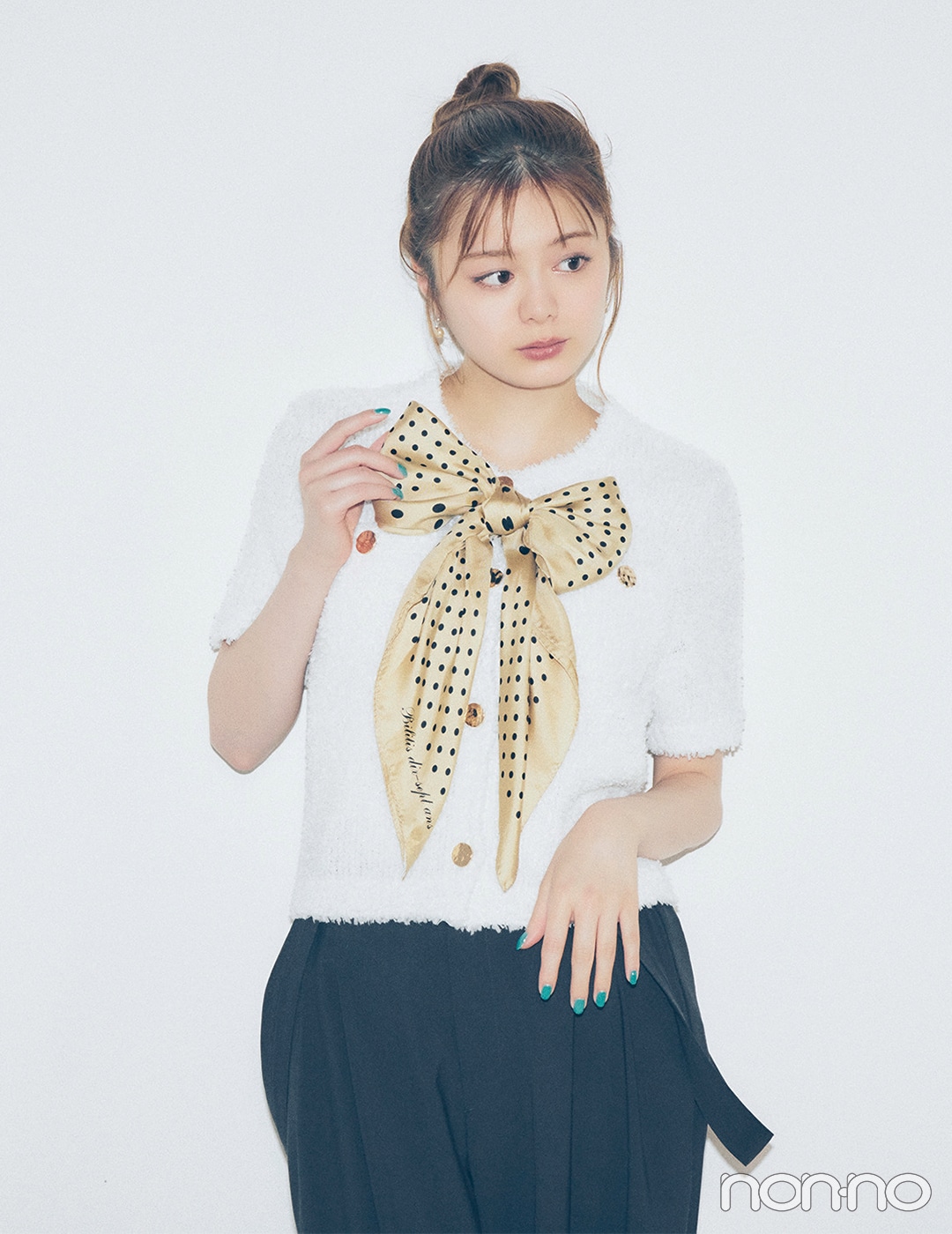 【non-no web】紺野彩夏が着こなす大学生の毎日コーデ