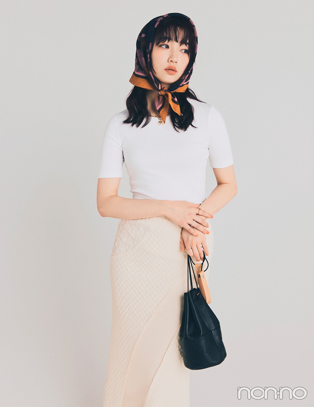 【non-no web】小宮山莉渚が着こなす大学生の毎日コーデ