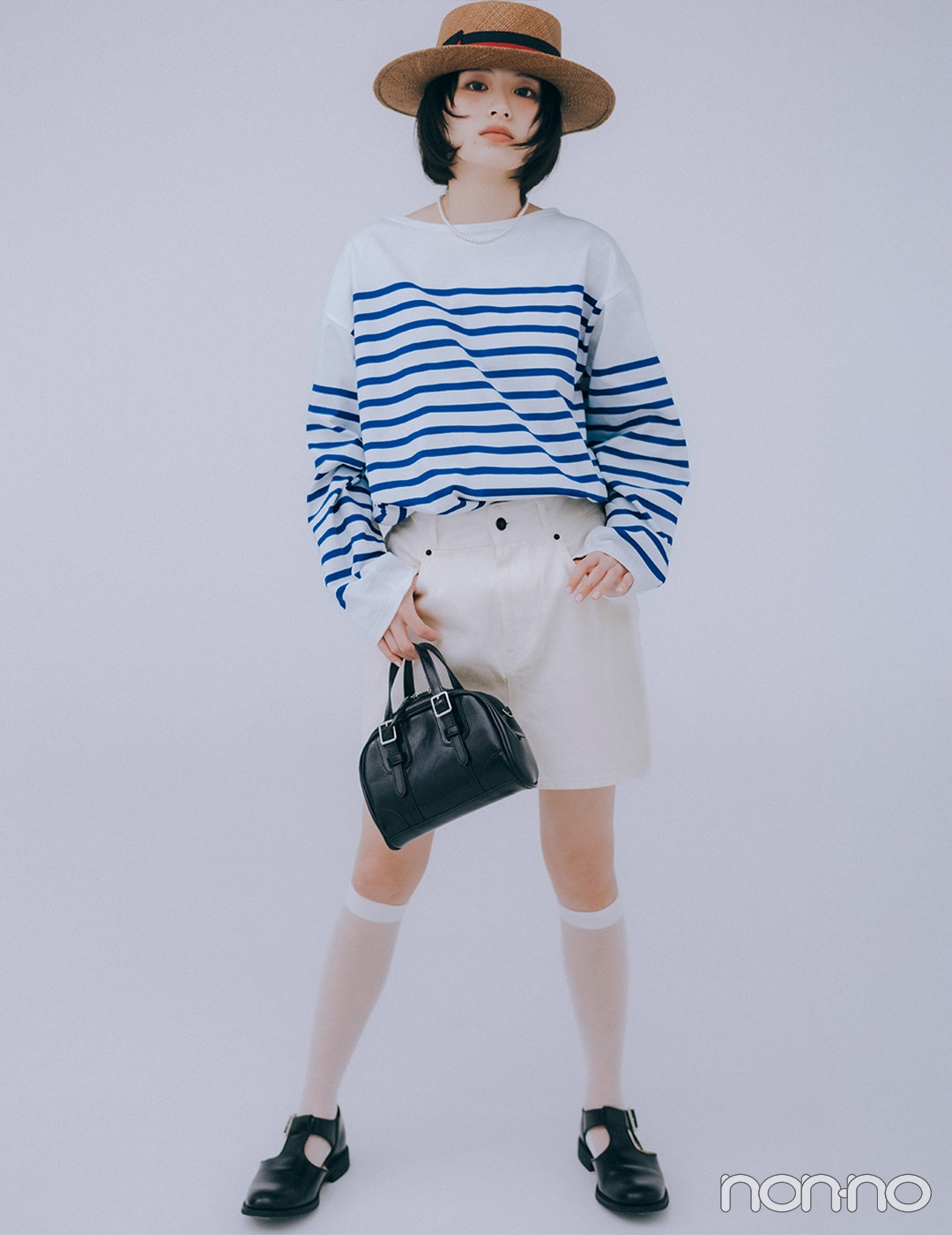 【non-no web】出口夏希が着こなす大学生の毎日コーデ