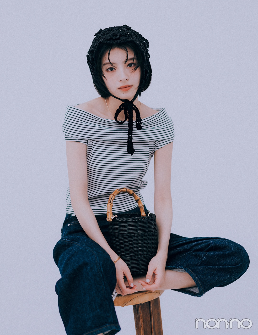 【non-no web】出口夏希が着こなす大学生の毎日コーデ