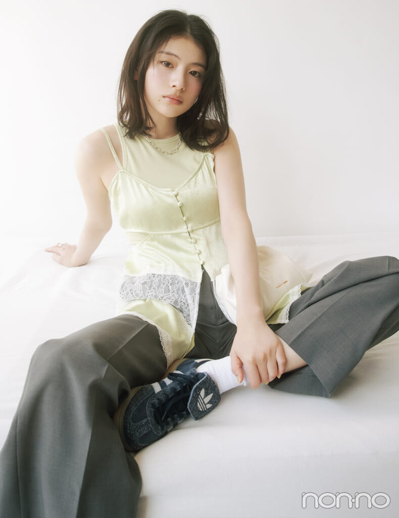 【non-no web】出口夏希が着こなす大学生の毎日コーデ