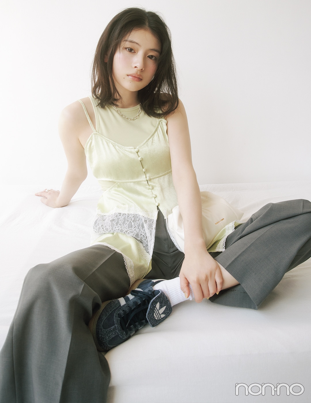 【non-no web】出口夏希が着こなす大学生の毎日コーデ