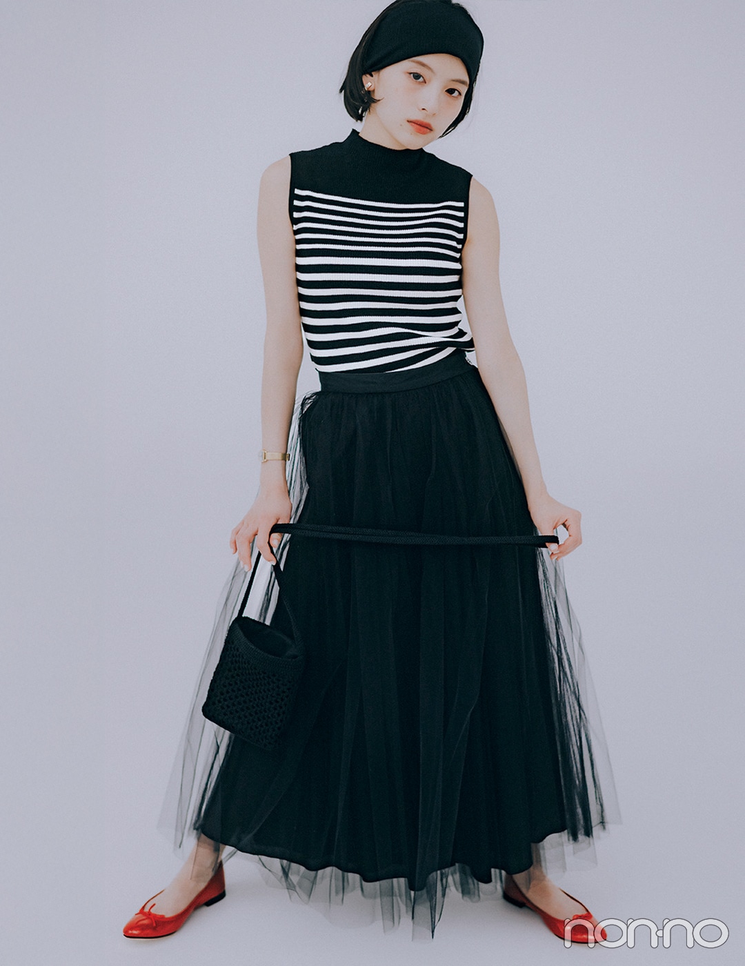 【non-no web】出口夏希が着こなす大学生の毎日コーデ