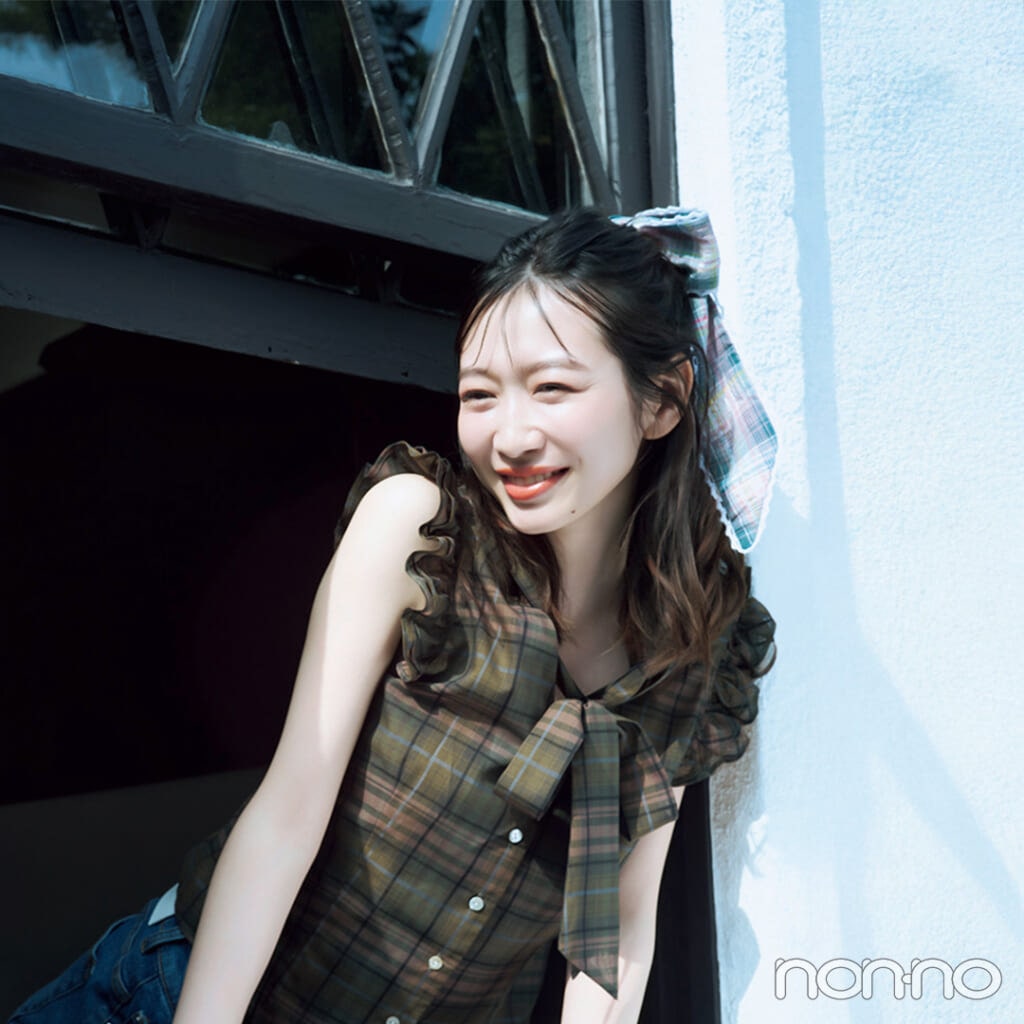 【non-no web】岡本夏美が着こなす大学生の毎日コーデ_アイキャッチ画像