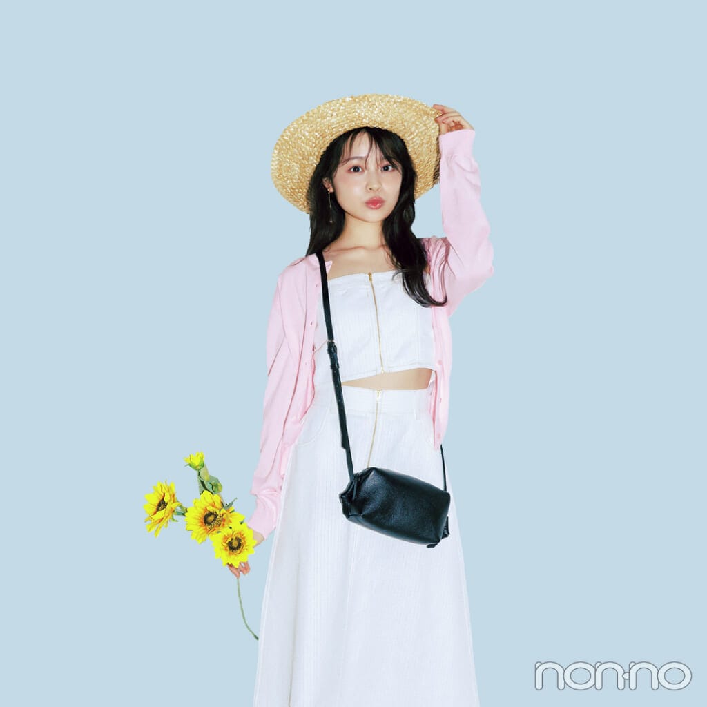 【non-no web】林芽亜里が着こなす大学生の毎日コーデ_アイキャッチ画像