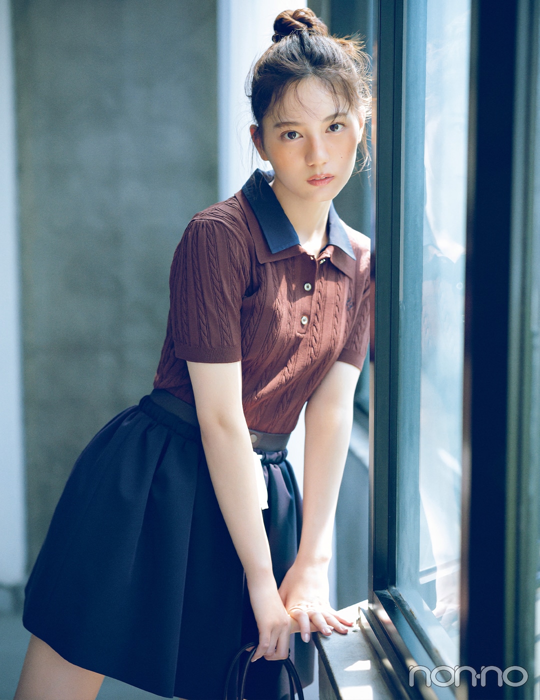 【non-no web】小坂菜緒が着こなす大学生の毎日コーデ