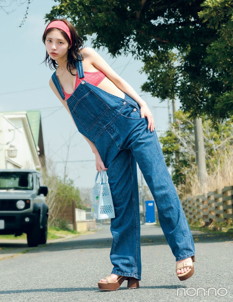 【non-no web】菊地姫奈が着こなす大学生の毎日コーデ