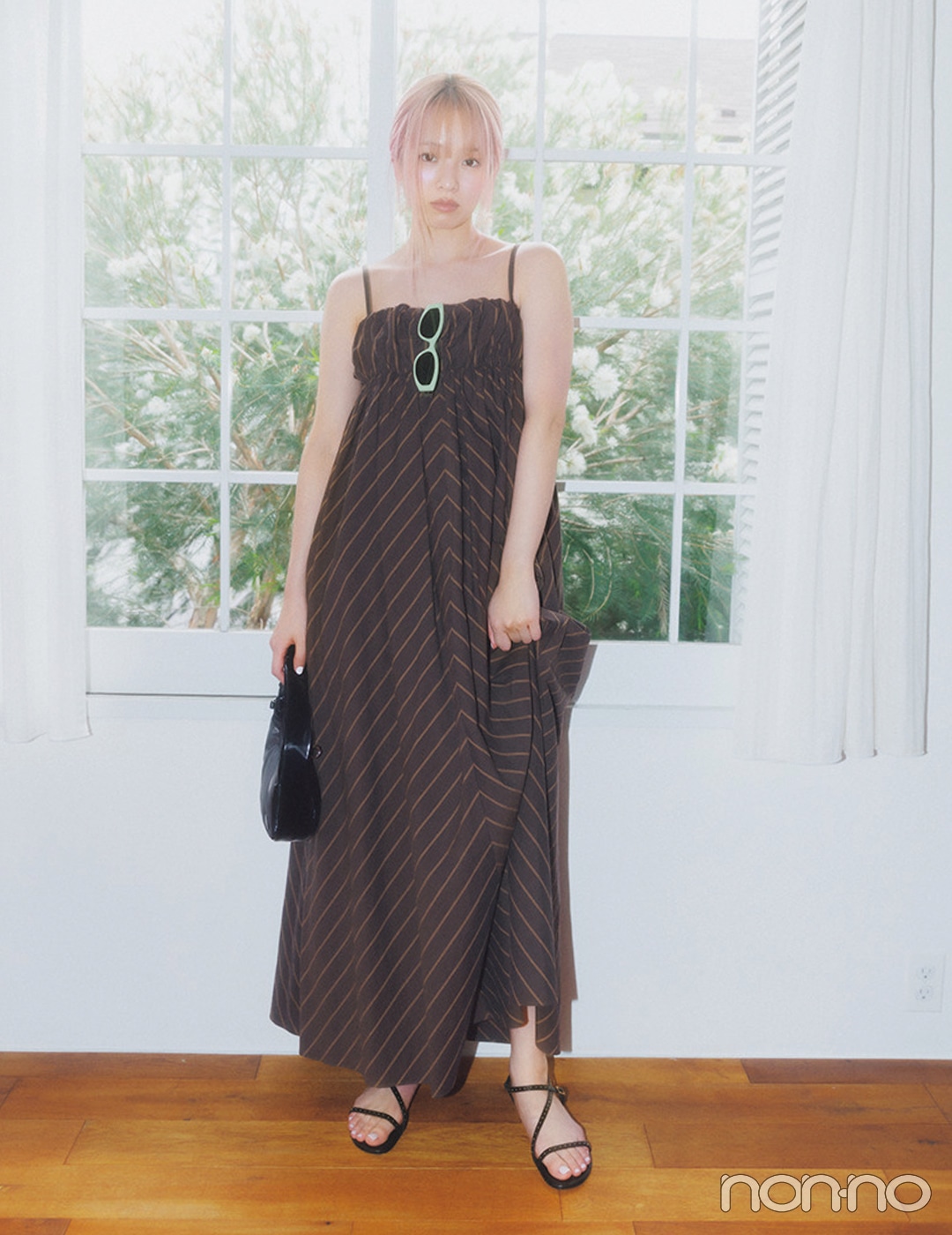 【non-no web】横田真悠が着こなす大学生の毎日コーデ