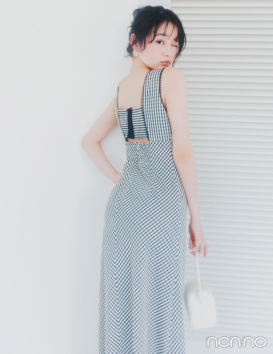 【non-no web】林芽亜里が着こなす大学生の毎日コーデ