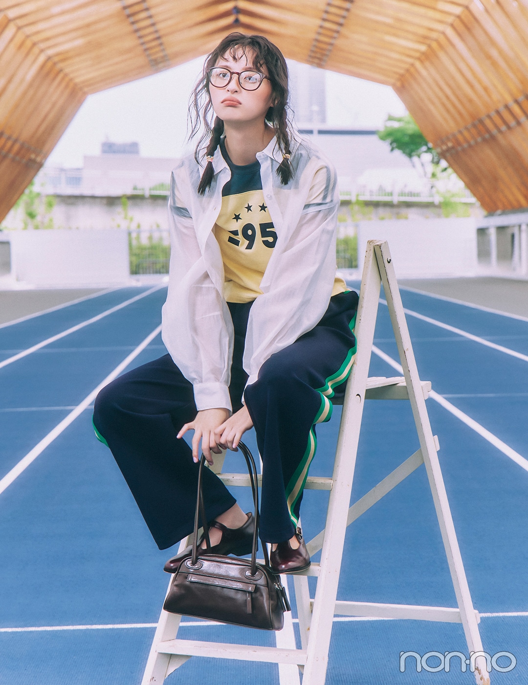 【non-no web】遠藤さくらが着こなす大学生の毎日コーデ