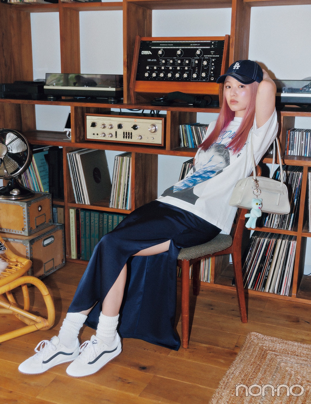 【non-no web】横田真悠が着こなす大学生の毎日コーデ