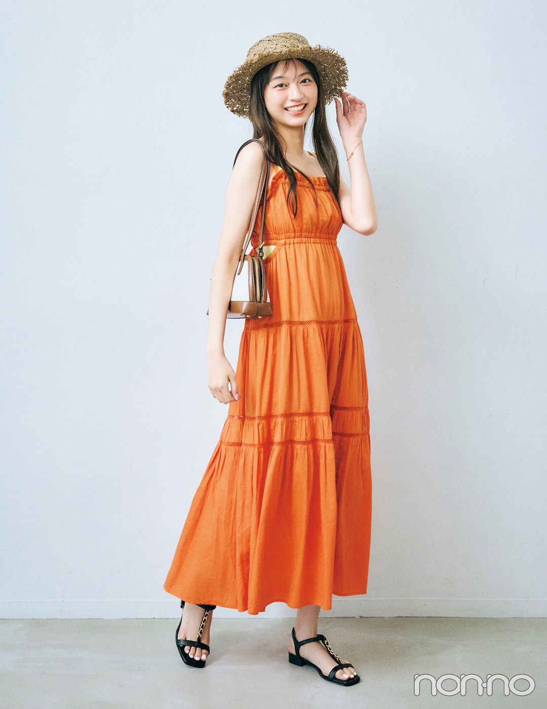 【non-no web】佐藤和奏が着こなす大学生の毎日コーデ