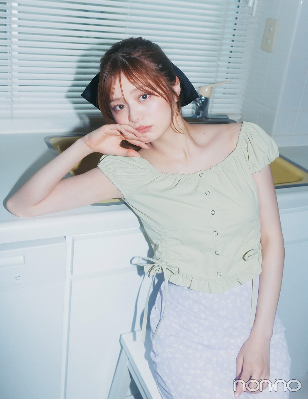 【non-no web】紺野彩夏が着こなす大学生の毎日コーデ