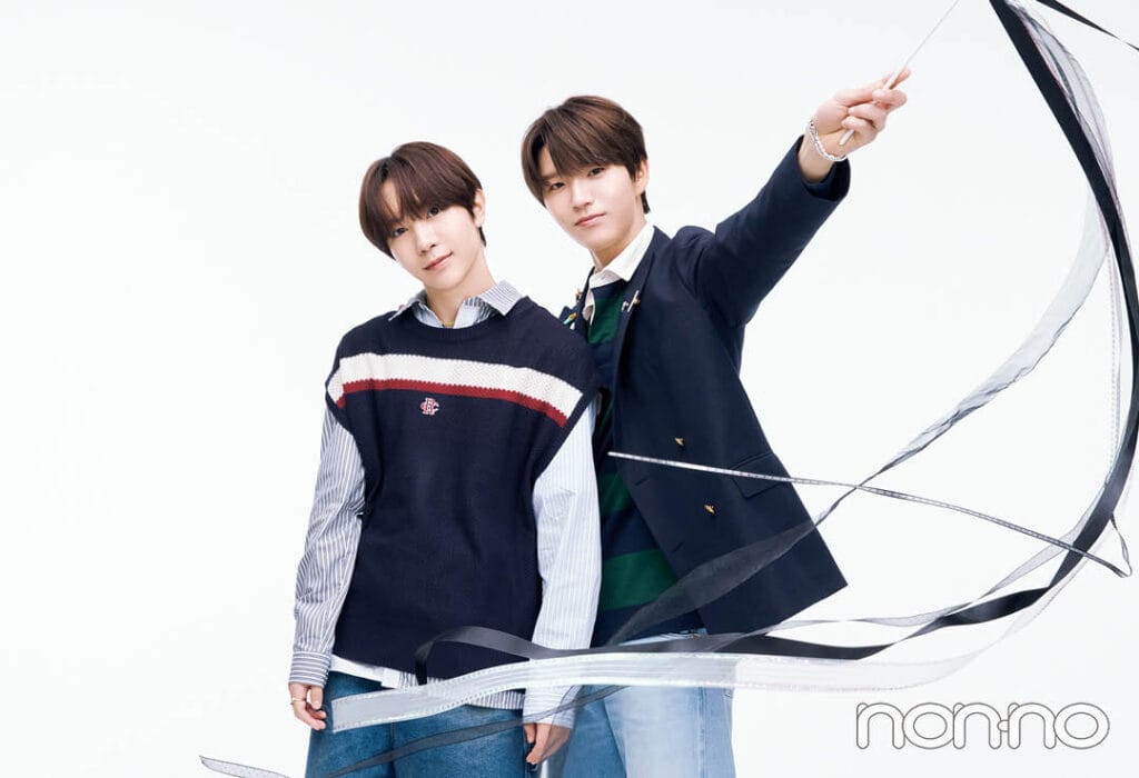 NCT WISHのRYOとJAEHEE対談カット3