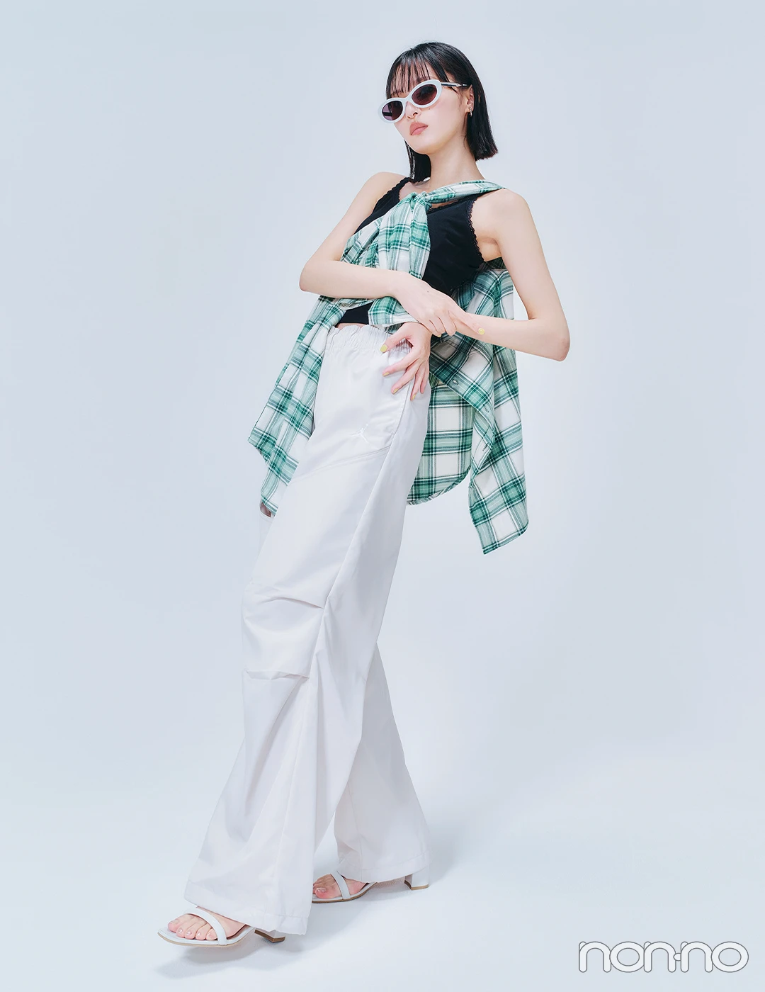 【non-no web】遠藤さくらが着こなす大学生の毎日コーデ