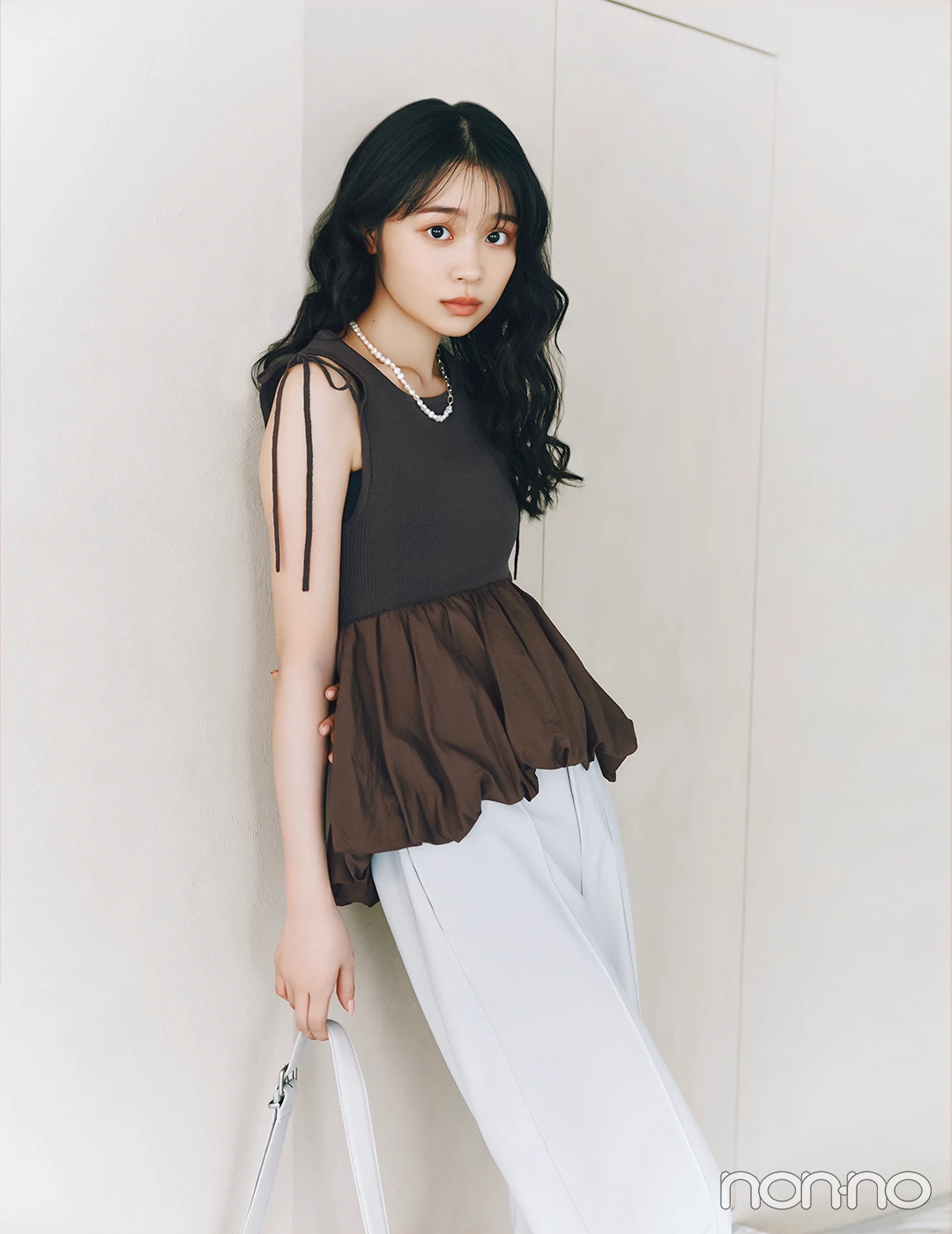 【non-no web】林芽亜里が着こなす大学生の毎日コーデ