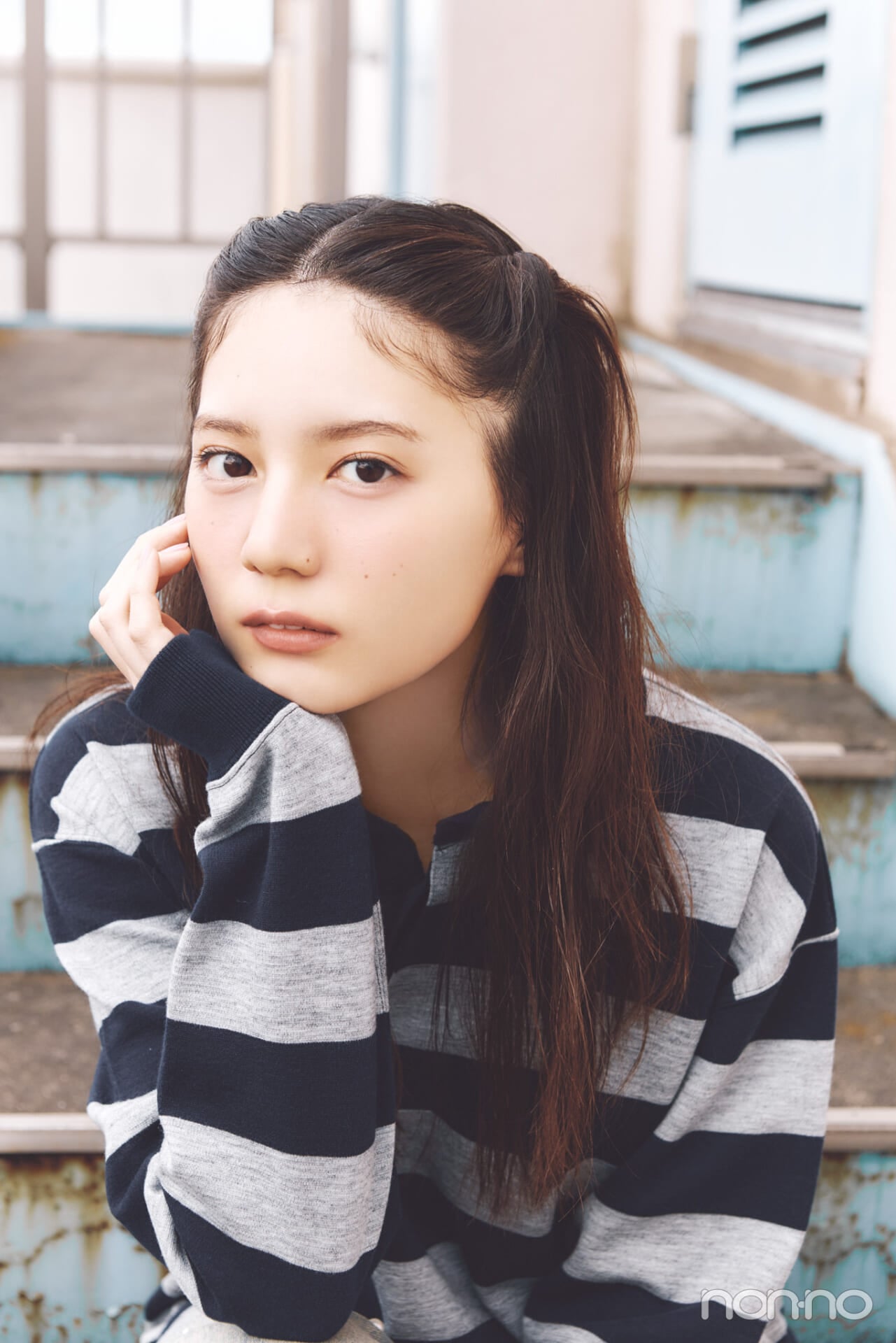 小坂菜緒のヘアアレ14daysのねじねじ前髪の仕上がりカット