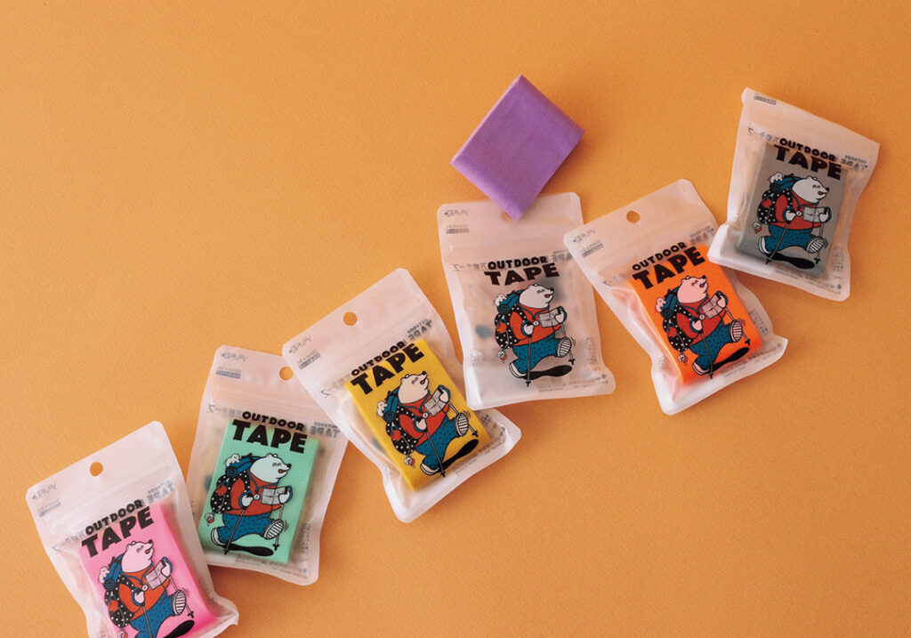 おしゃれな防災グッズ-カラフル布テープ