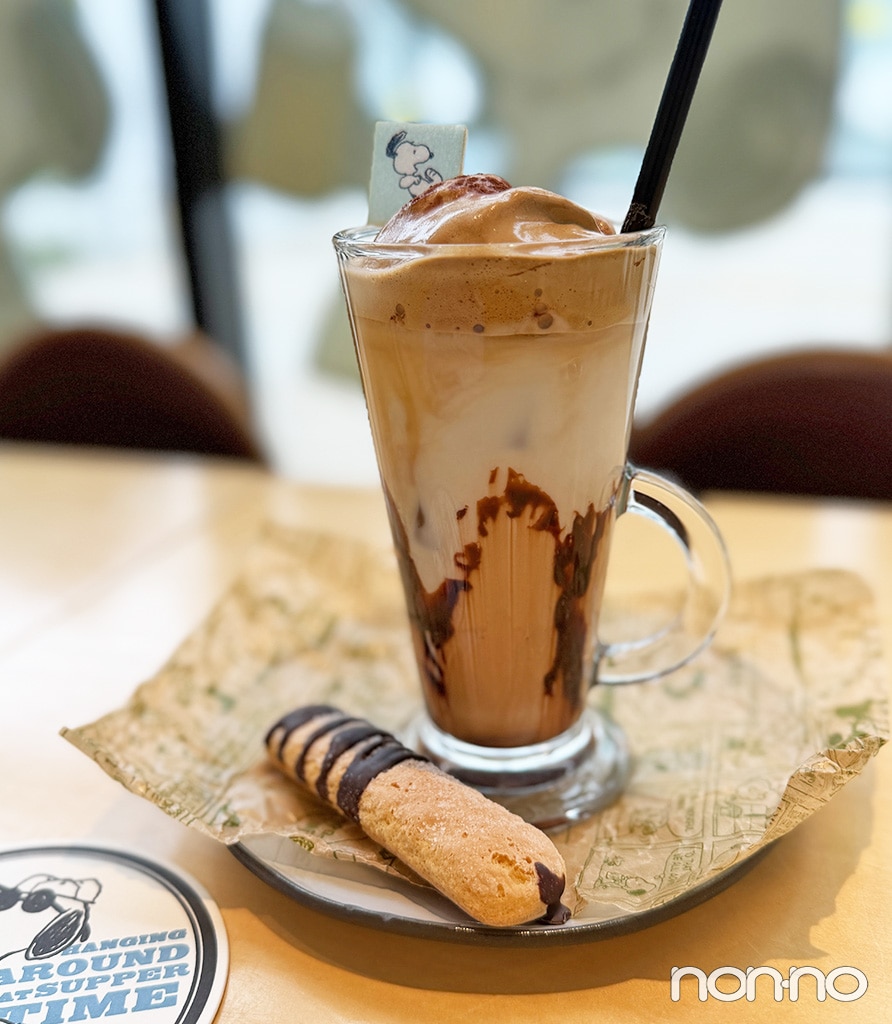 スヌーピーのふかふかラテ￥1012