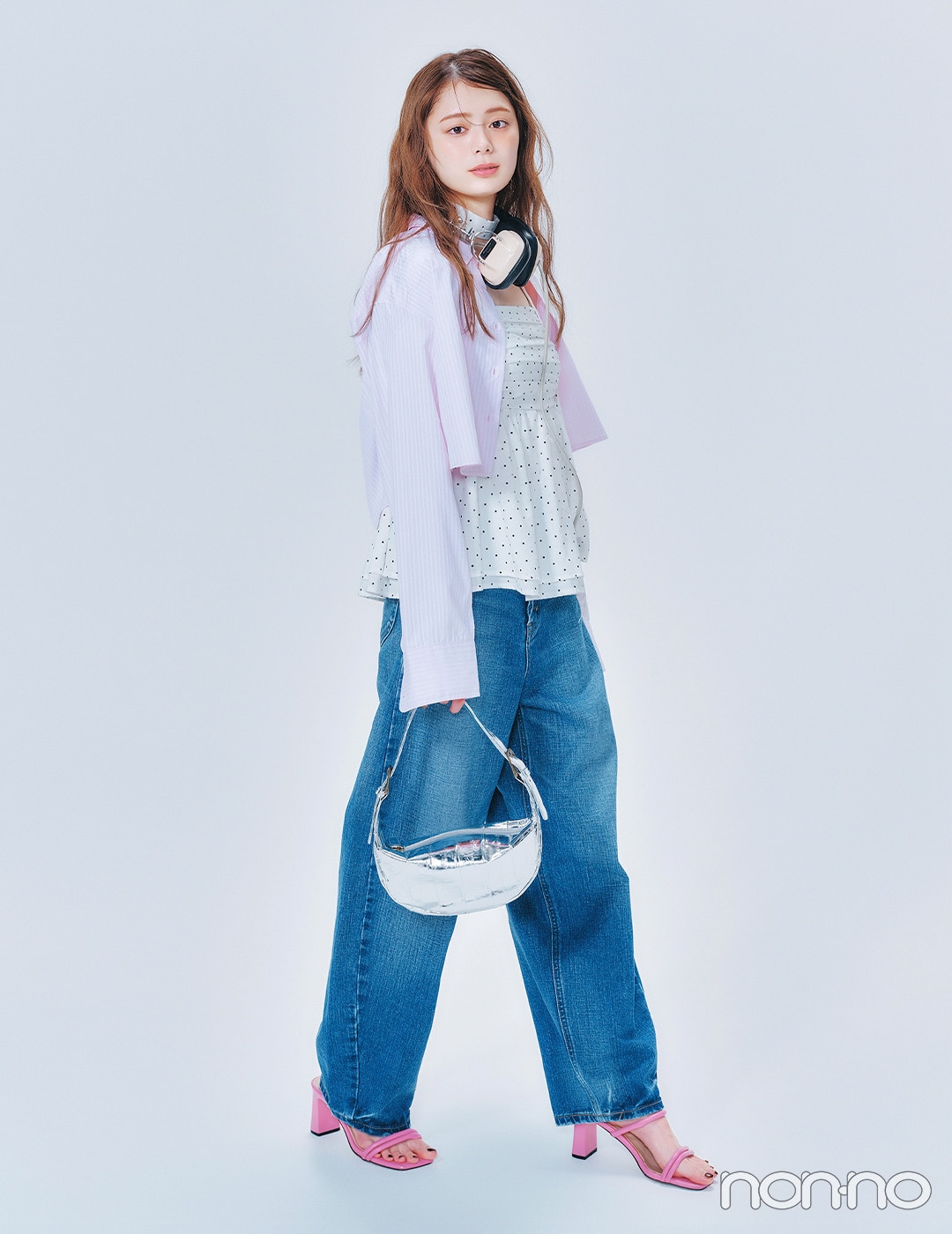 【non-no web】紺野彩夏が着こなす大学生の毎日コーデ