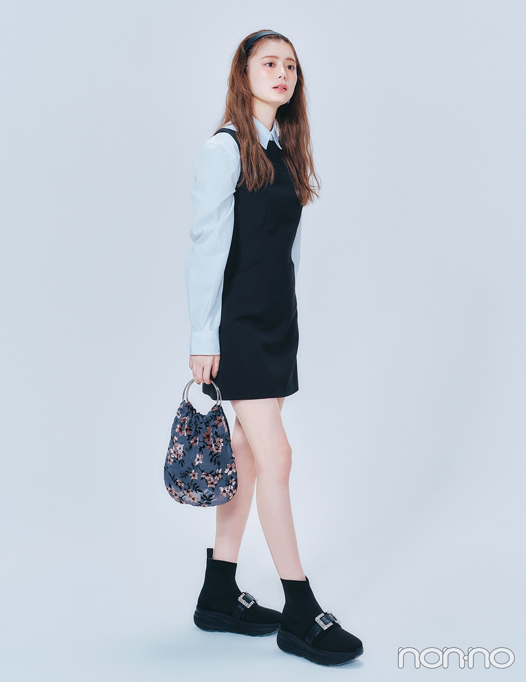 【non-no web】紺野彩夏が着こなす大学生の毎日コーデ