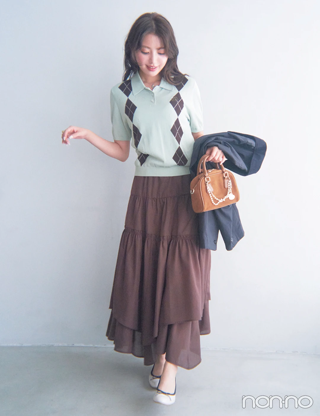 【non-no web】香音が着こなす大学生の毎日コーデ