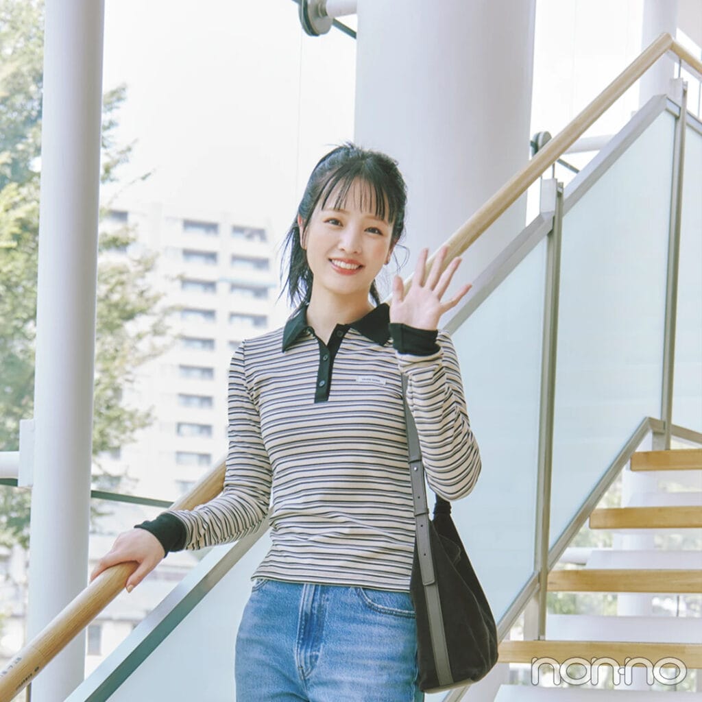 【non-no web】横田真悠が着こなす大学生の毎日コーデ_アイキャッチ画像