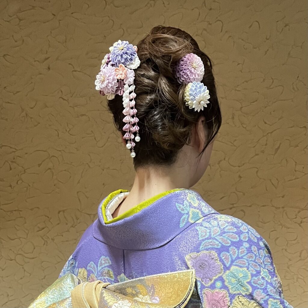 成人式前撮り準備　うなじケア