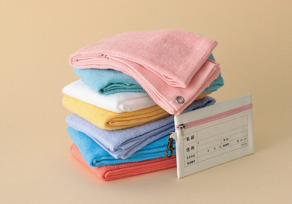 おしゃれな防災グッズ-防災タオル