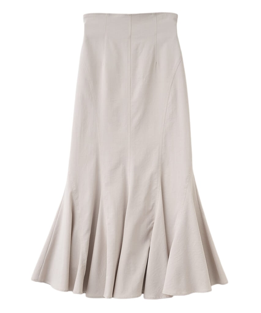 リリアン カラットのライトベージュのマーメイドスカート