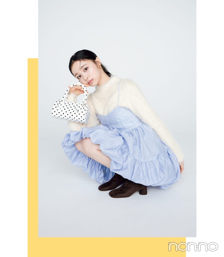 林芽亜里のミニワンピモデルカット3-2