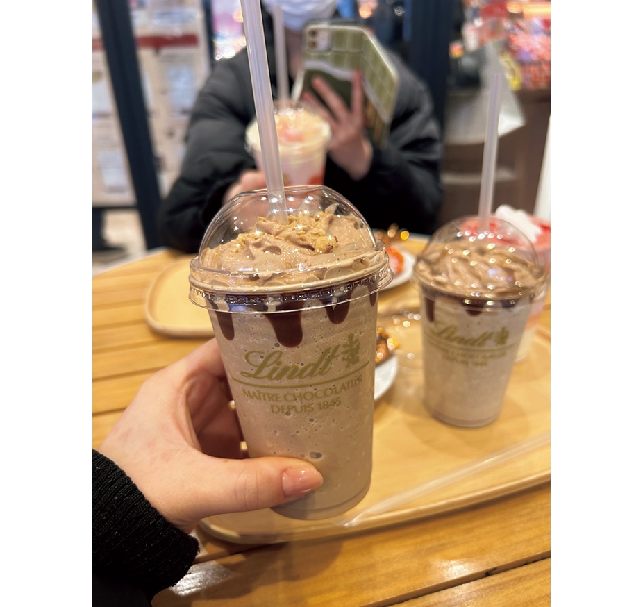 チョコレートブランドのショコラドリンクは格別（レナさん・大学院1年）