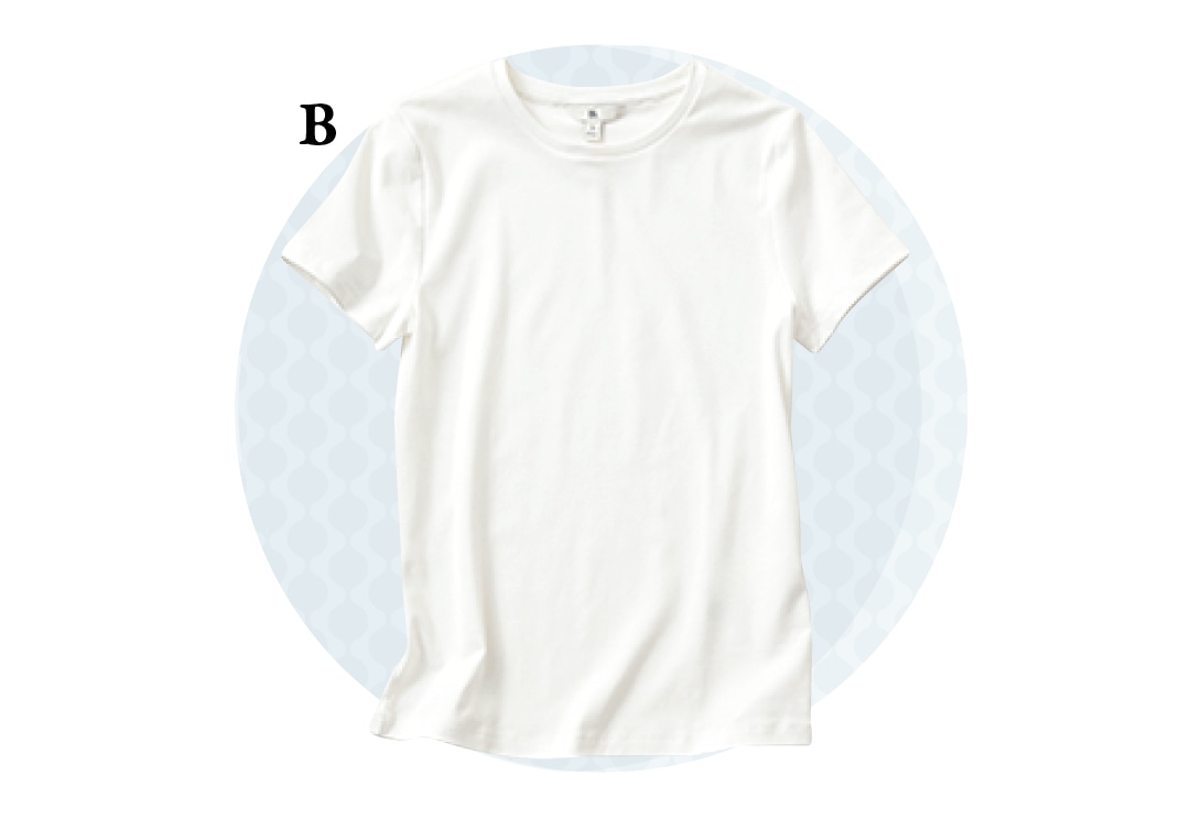 夏→秋着回しアイテム「白Tシャツ」