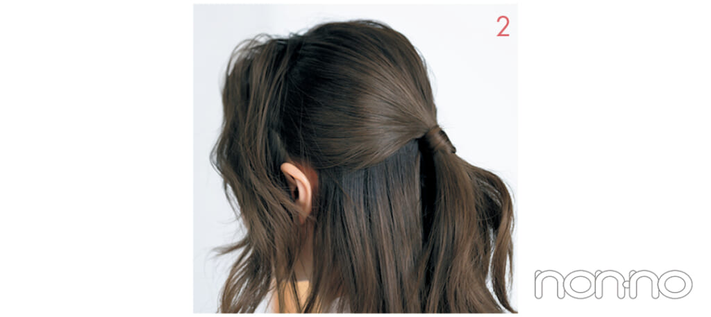 香音の衿の形×ヘアアレ相性マッチングプロセスカット1-3