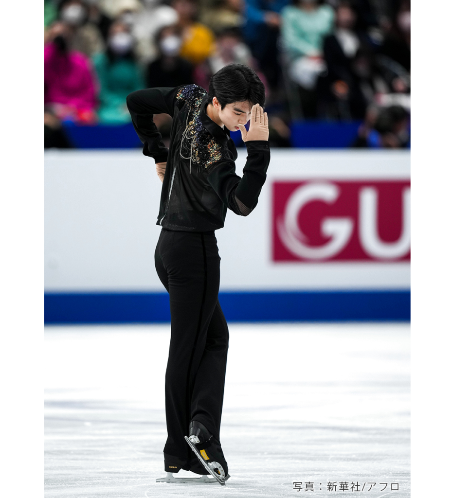 2023年世界選手権で演技するチャ・ジュンファン