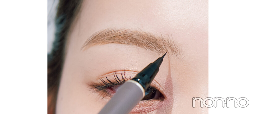 村上なずなのうぶな毛流れ眉orふわふわスフレ眉にころもがえプロセスカット1-10